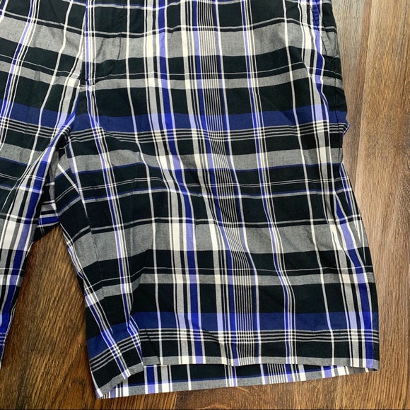 Polo Golf Multicolor Blue Plaid Above Knee Shorts - Picture 2 of 7